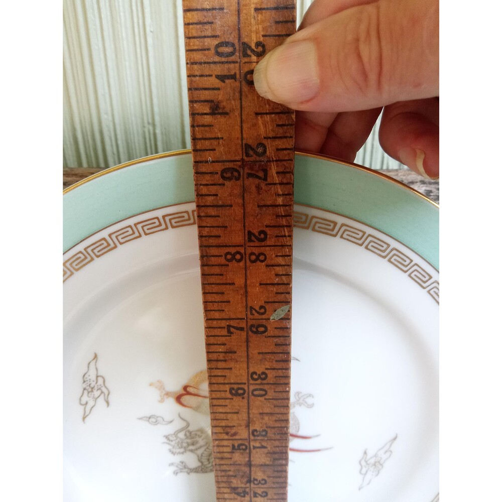 Vintage Dragon Plates, 5-piece Jyoto Japan Setting, Ceramic (1 setting, 7 avail) - Picture 8 of 16